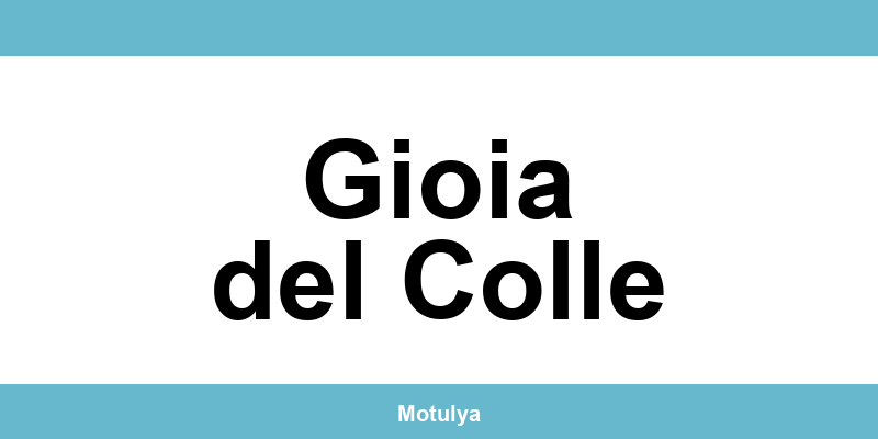 Contatti e login SUAP a Gioia del Colle