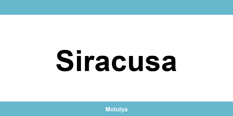 Contatti e login SUAP a Siracusa