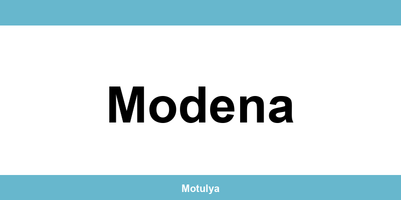 Contatti e login SUAP a Modena