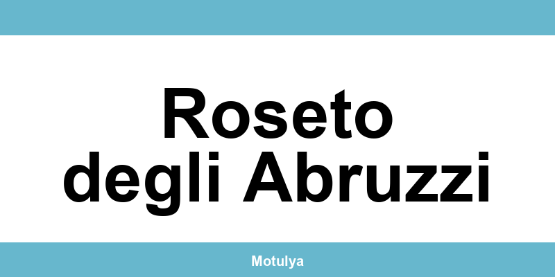 Contatti e login SUAP a Roseto degli Abruzzi