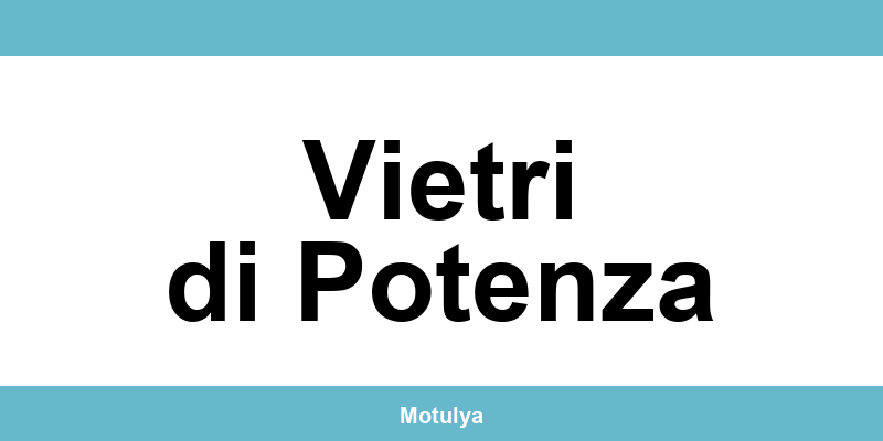 Contatti e login SUAP a Vietri di Potenza
