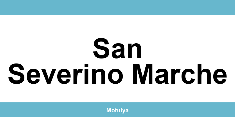 Contatti e login SUAP a San Severino Marche